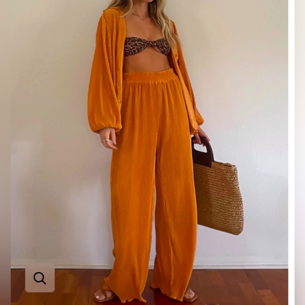 Luna B ACOA Oversized Two piece Set in Orange